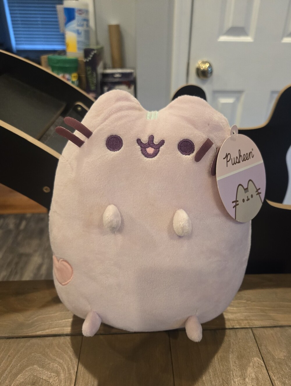 Pusheen Light Pink And Green Plush Cat Plush New With Tags